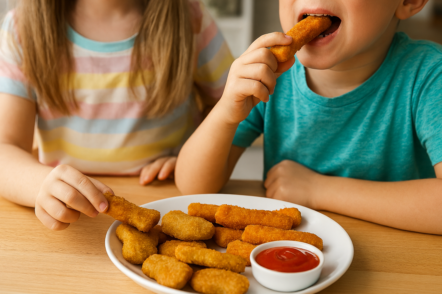 Arranged Food and Objects