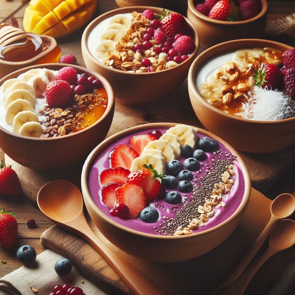 Arranged Food and Objects