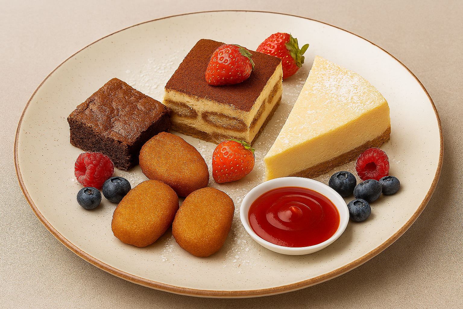 Arranged Food and Objects