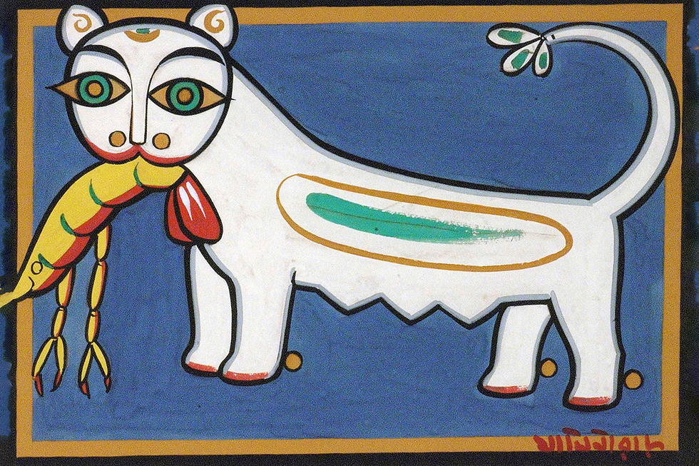 Jamini Roy Print On Canvas