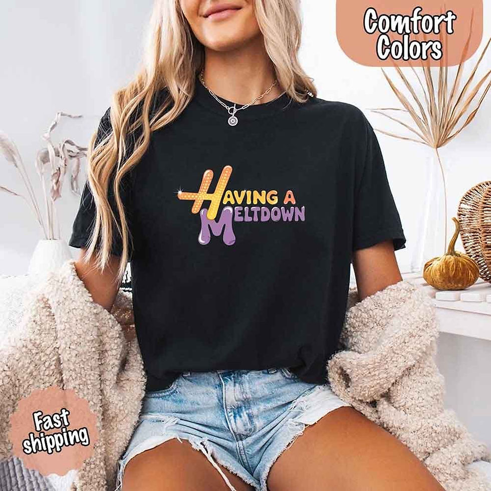Miniatura: Having A Meltdown Comfort Colors T-Shirt