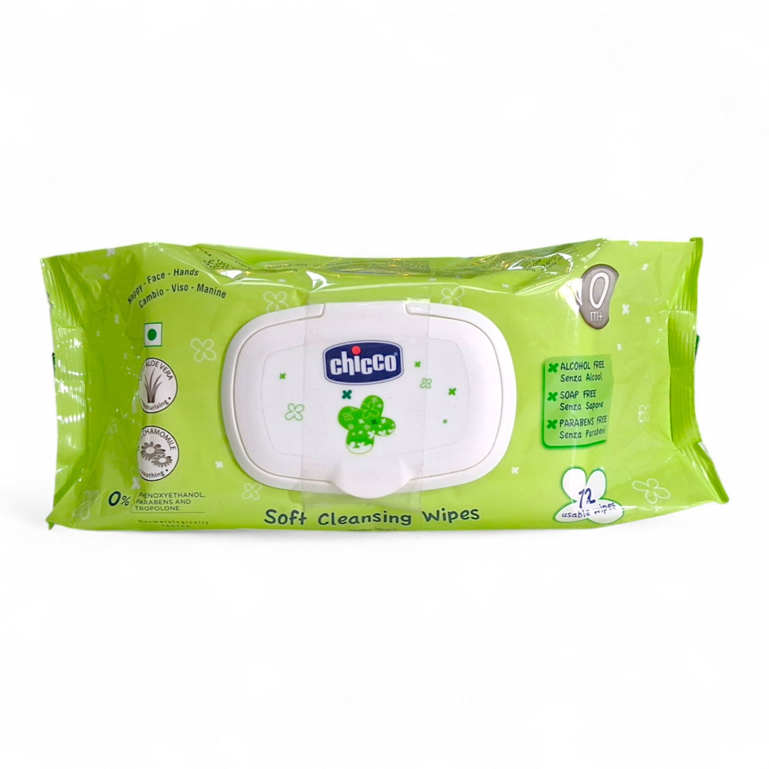 Chicco Soft Cleansing Wipes Combo Pack (2 x 72 wipes)