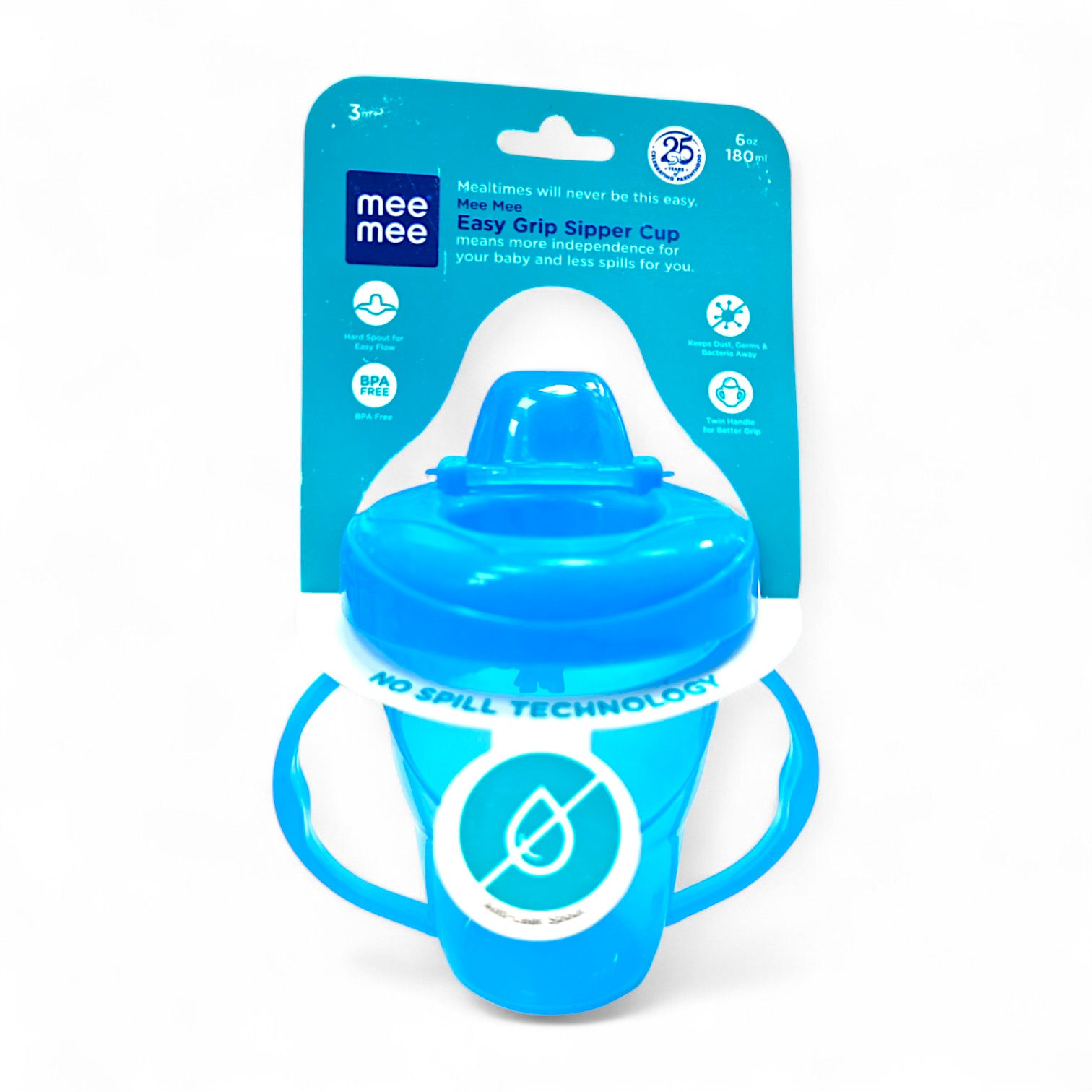 Mee Mee Easy Grip Sipper Cup | 180ml | Blue