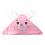 Thumbnail: Hooded Wrap Towel – Pink Bunny Hooded Bath Towel for Infants