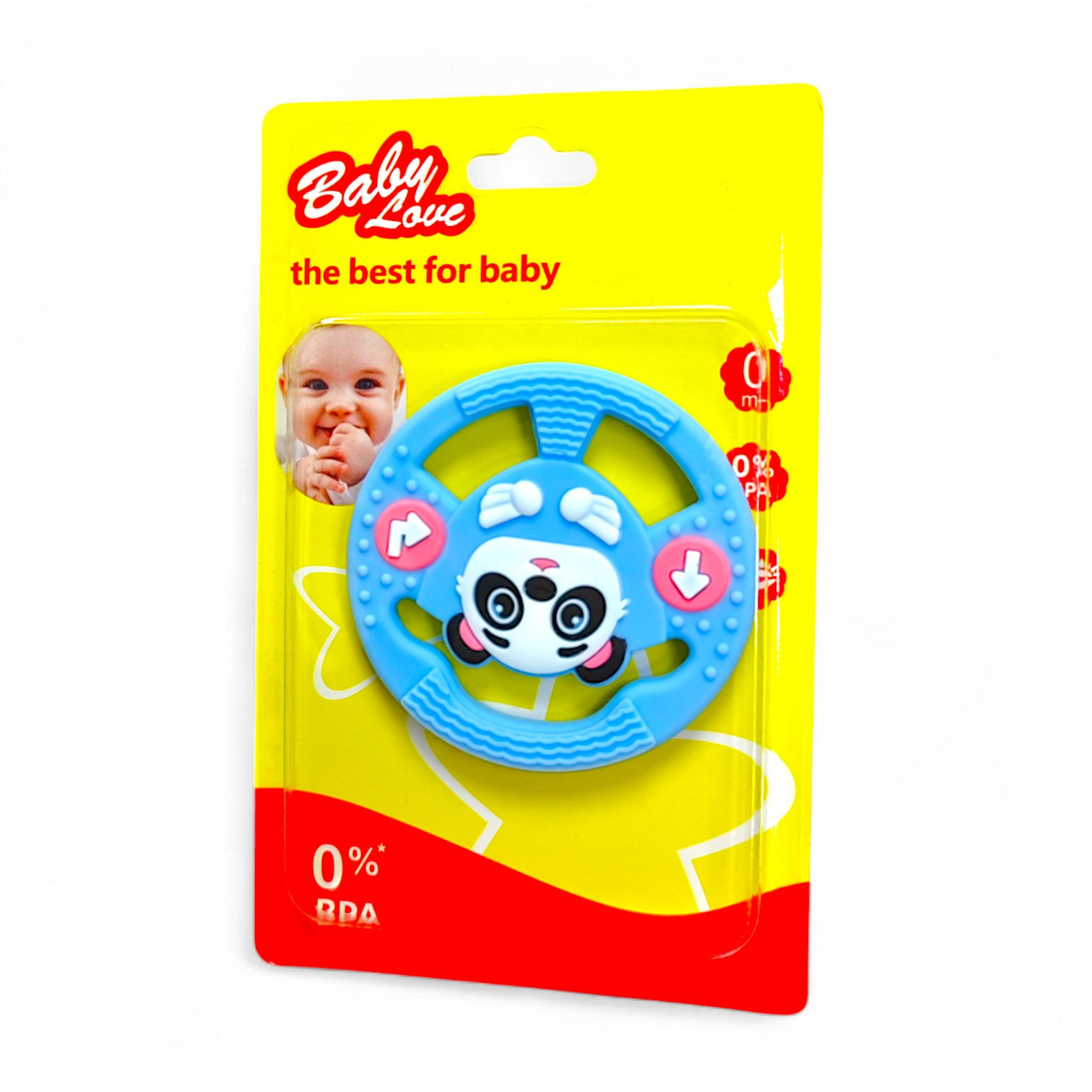 Panda Teether Ring | 0% BPA | Baby Soothing Teething Toy