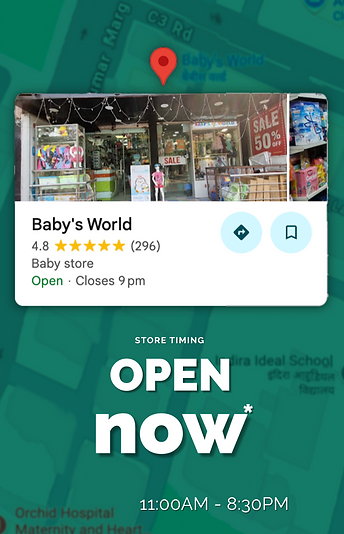Opening Hours -  11:00AM - 8:30PM