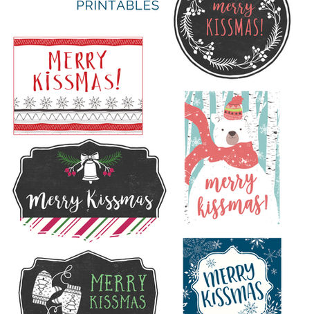 FREEBIE! Merry Kissmas Printable