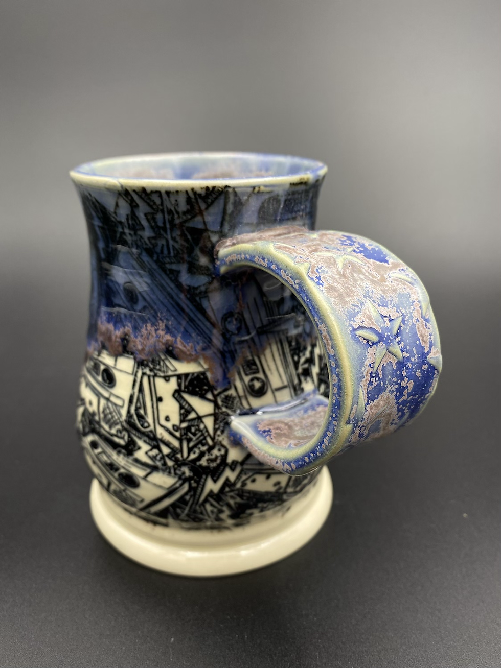 Thumbnail: Cassette tape mug 14oz
