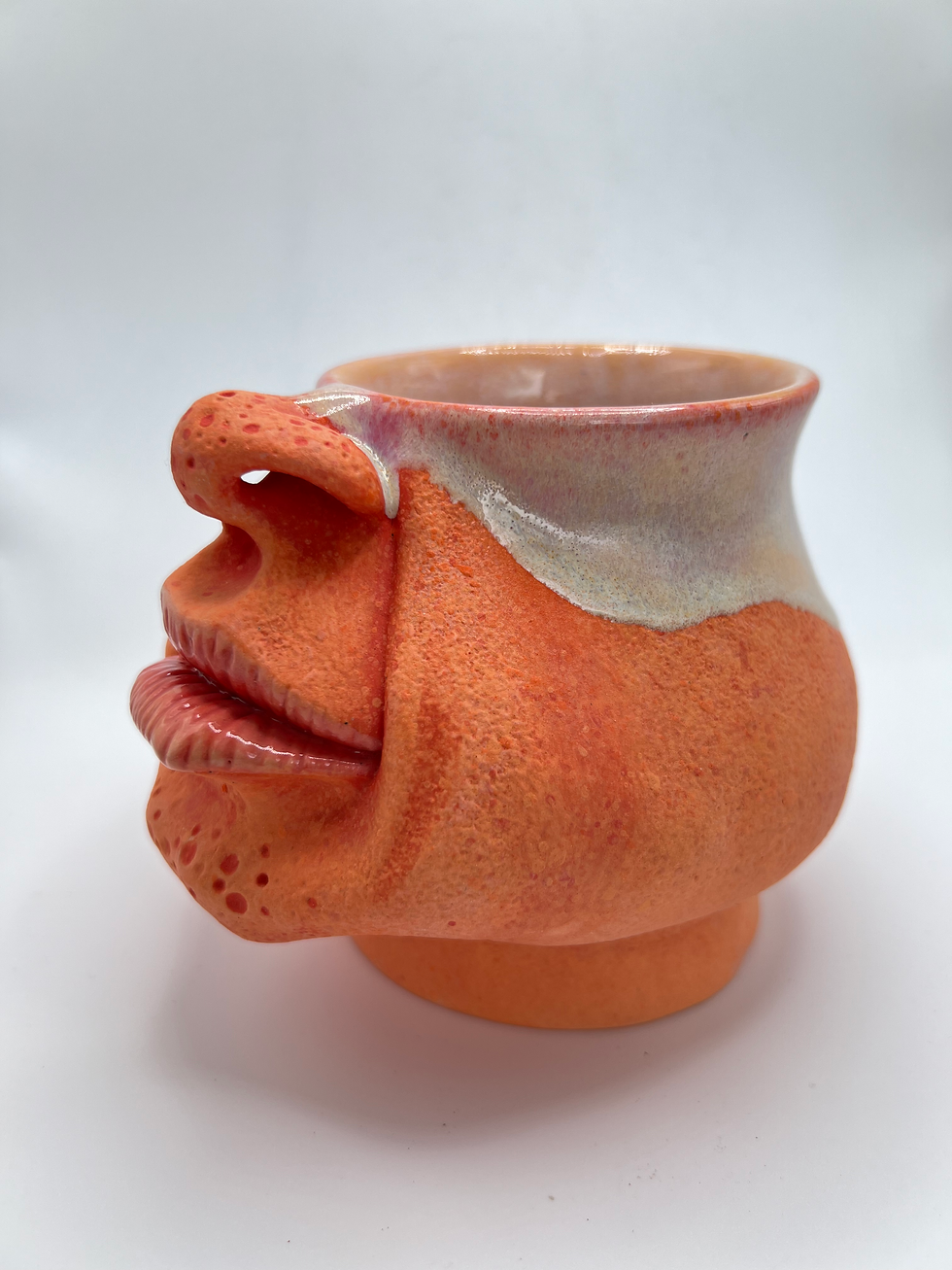 Thumbnail: Melon/Orange skin facemug 