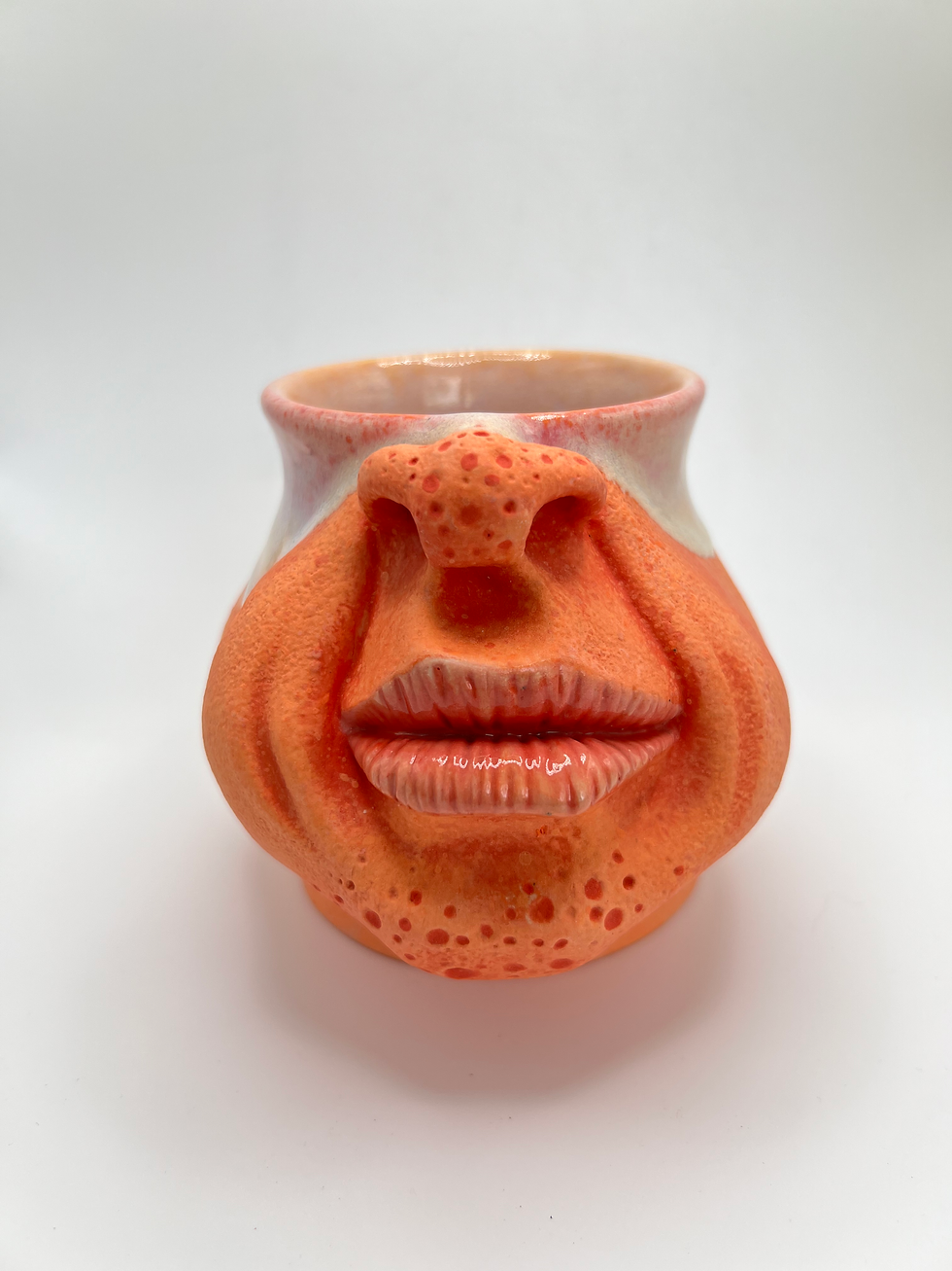 Thumbnail: Melon/Orange skin facemug 