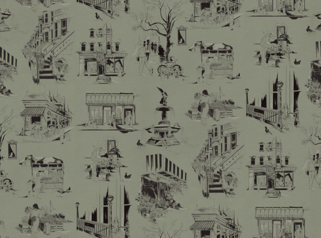 Bettie Toile | tile green