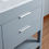 Thumbnail: Rochester 60" Grey Double Sink Vanity