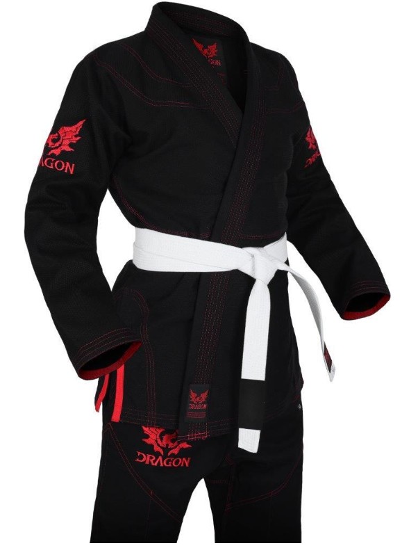 Thumbnail: V2 450gsm BJJ Gi - IBJJF APPROVED (BLACK)