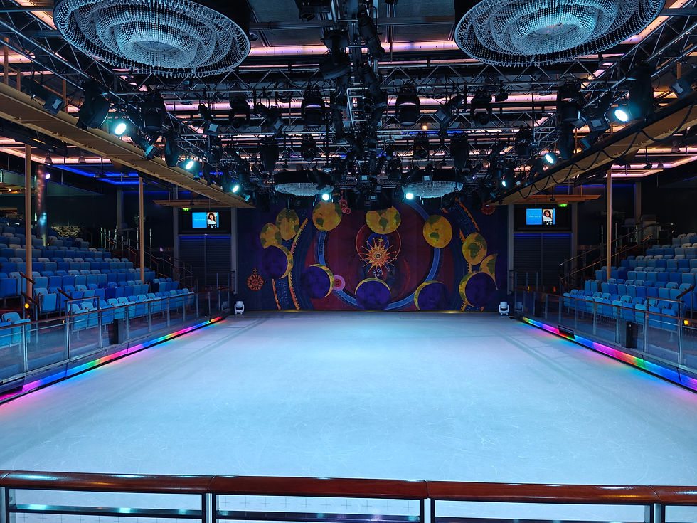 Indoor ice skating