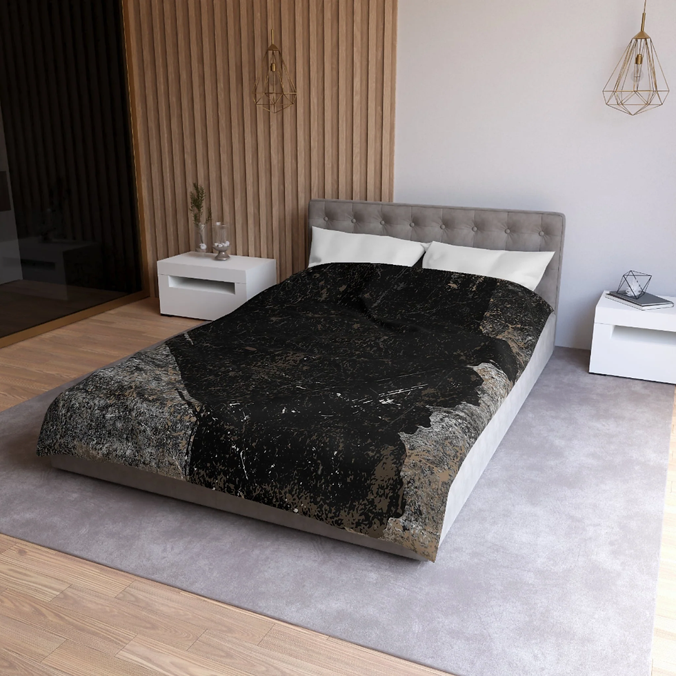 Thumbnail: Premium Microfiber Duvet Cover MODERN from Minimal by Queennoble