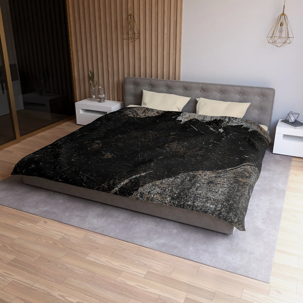 Thumbnail: Premium Microfiber Duvet Cover MODERN from Minimal by Queennoble