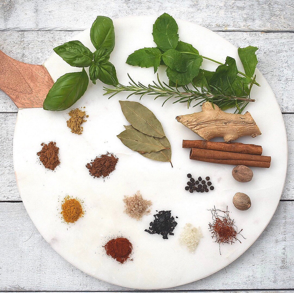 Spices to benefit blenderized tube feeding recipes.