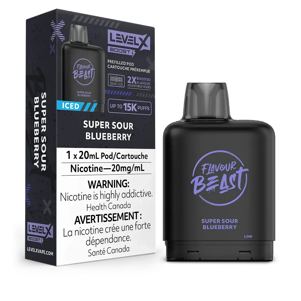 LEVELX BOOST G25K (SUPER SOUR BLUEBERRY)