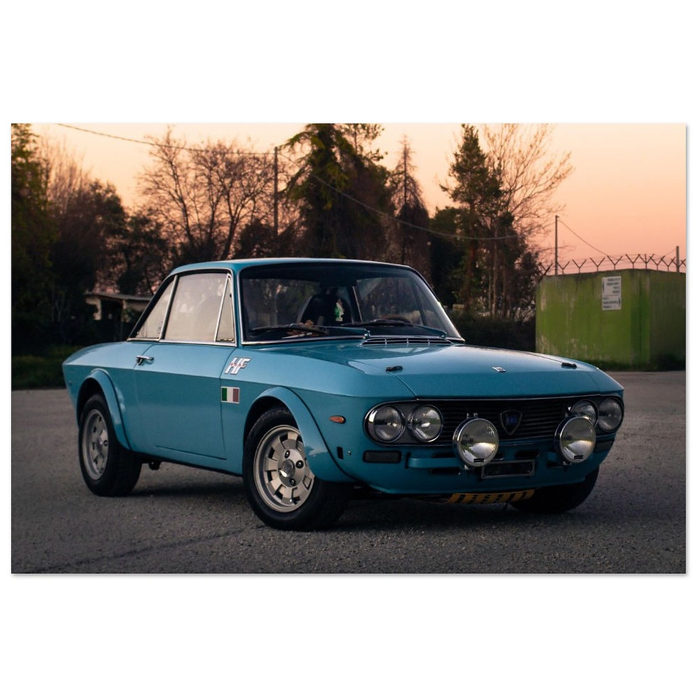 Miniatura: Lancia Fulvia HF Poster