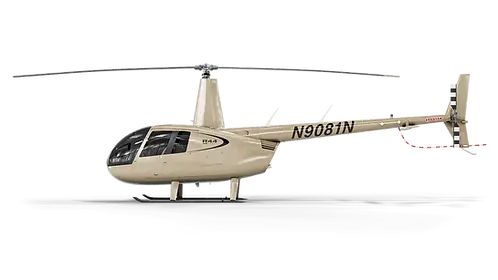 ABOUT THE R44 CADET
A larger, more substantial trainer empowers student pilots' learning and confidence. The Cadet has the same airframe, rotor system and Lycoming O-540 engine as the proven R44 Raven I. The differences are the Cadet’s aft compartment is reconfigured to make extra space for cargo, the maximum gross weight is reduced to 2200 lb, and the engine power is derated to 210 hp take-off and 185 hp continuous. The lower weight and derated power provide increased performance margins at high altitudes and extend the time between overhauls to 2400 hours. Cadets feature streamlined instrument panels and a crashworthy fuel system.