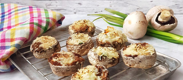 Gefüllte Champignons 🌱