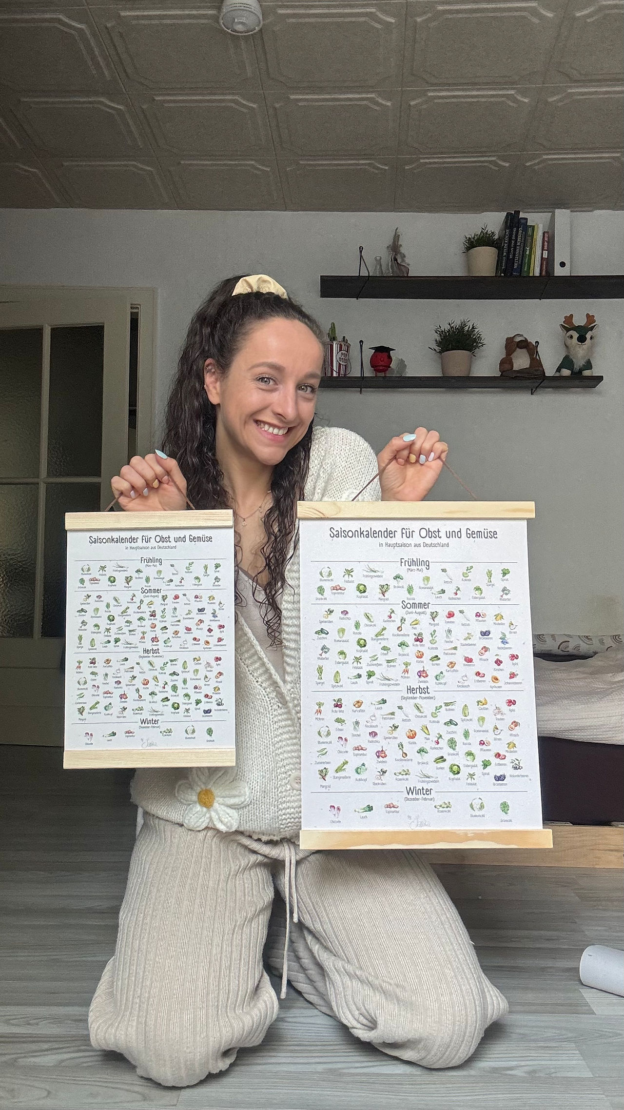 Janka mit Saisonkalender Jahresübersicht A4 und A3