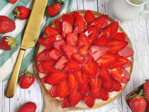 Erdbeerkuchen (Fruchtboden) 🌱