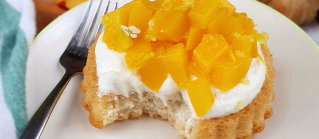 Pfirsich Quark Tartelettes 🌱