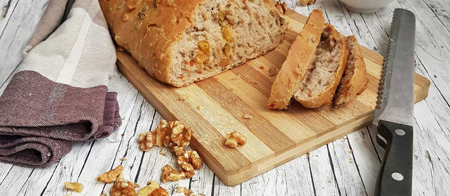 Walnuss Oliven Chiabatta Brot 🌱🌱