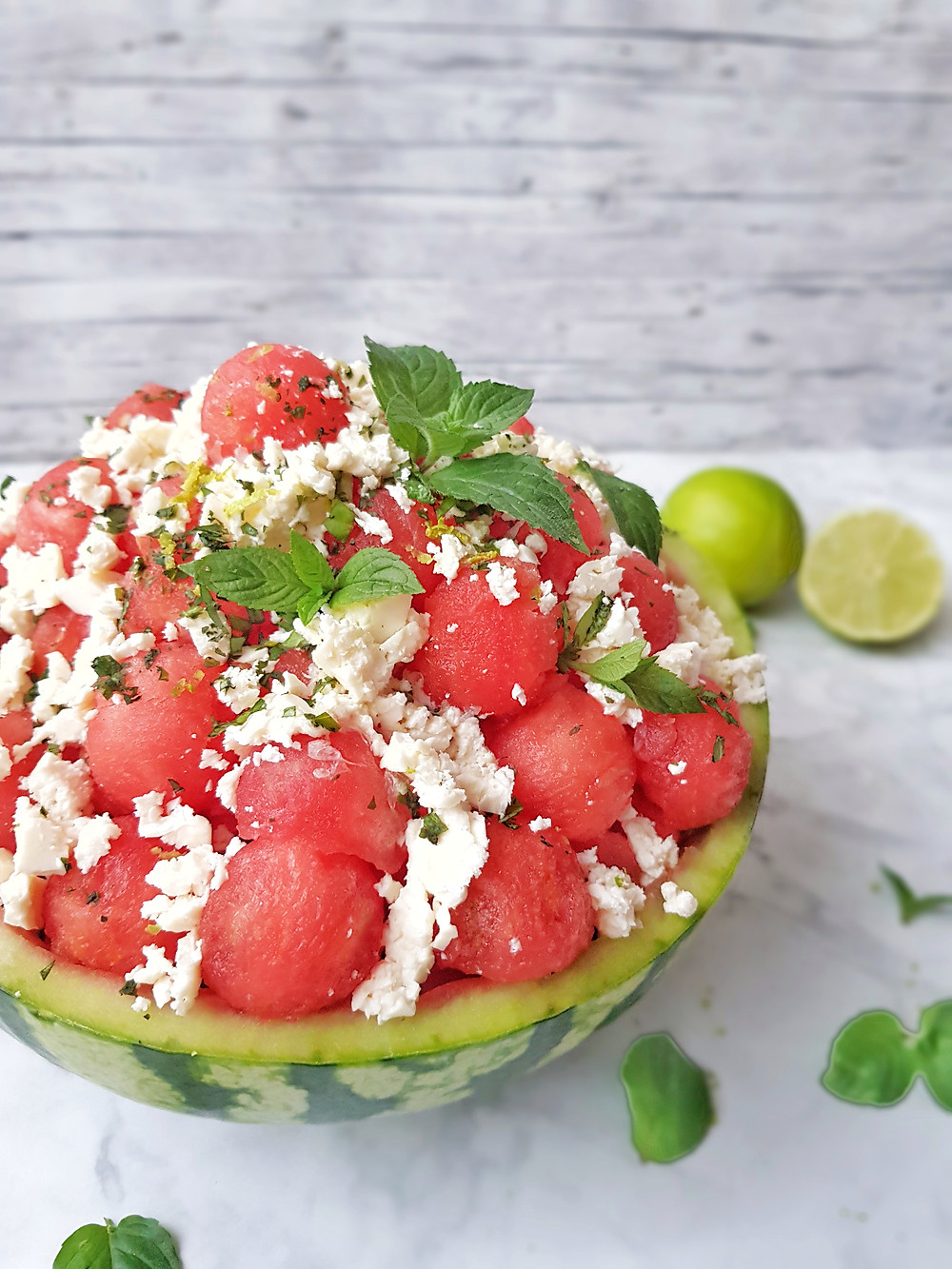 Melonen-Feta Salat