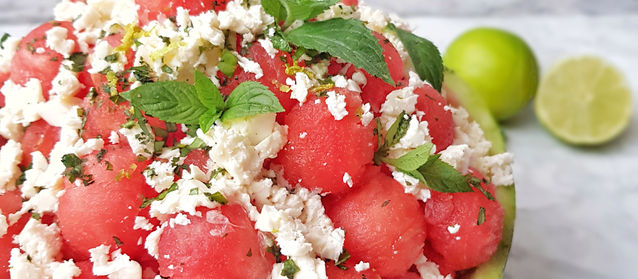 Melonen-Feta Salat 🌱