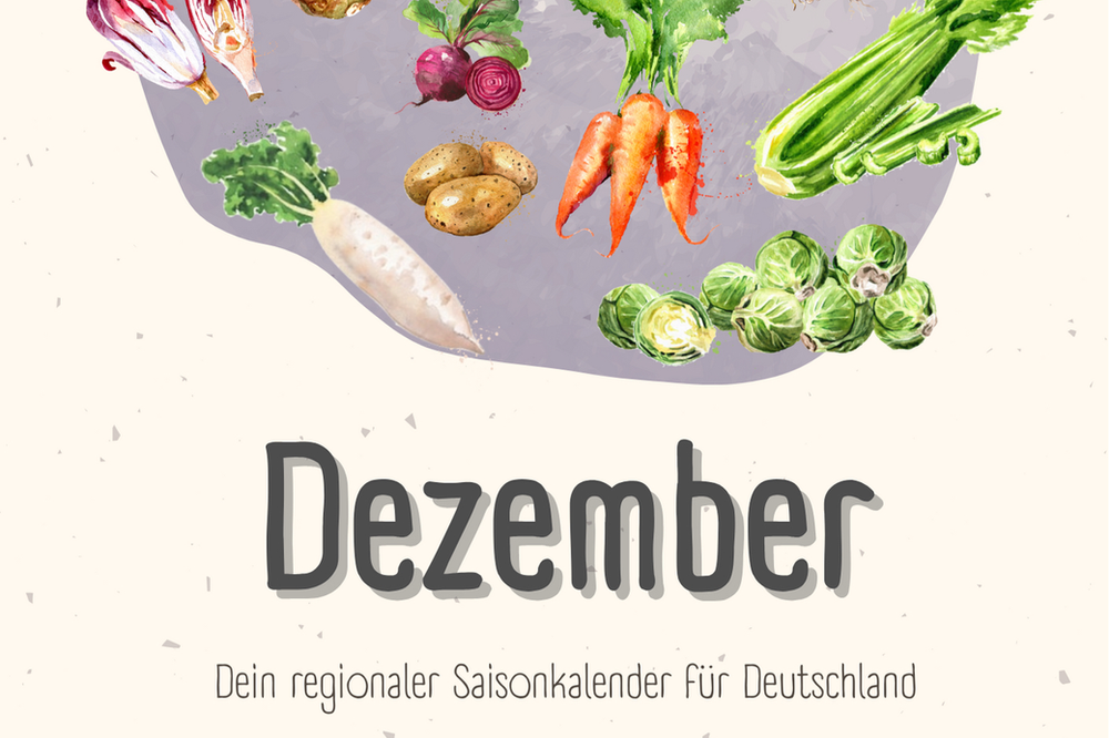 Saisonales Obst und Gemüse - 3 Rezepte für den Dezember