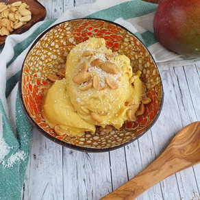 Vegane Mango-Kokos Eiscreme 🌱🌱