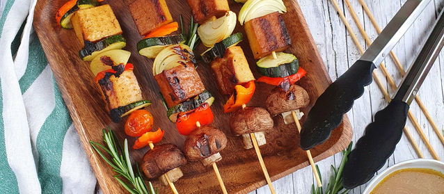 Gemüse-Tofu Spieße 🌱 🌱