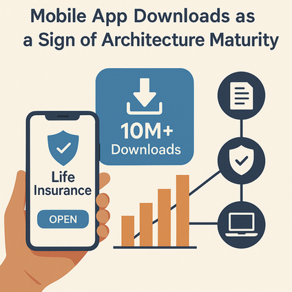 Case IN46: When a Life Insurance Leader Treated Mobile App Downloads as a Sign of Architecture Maturity💲