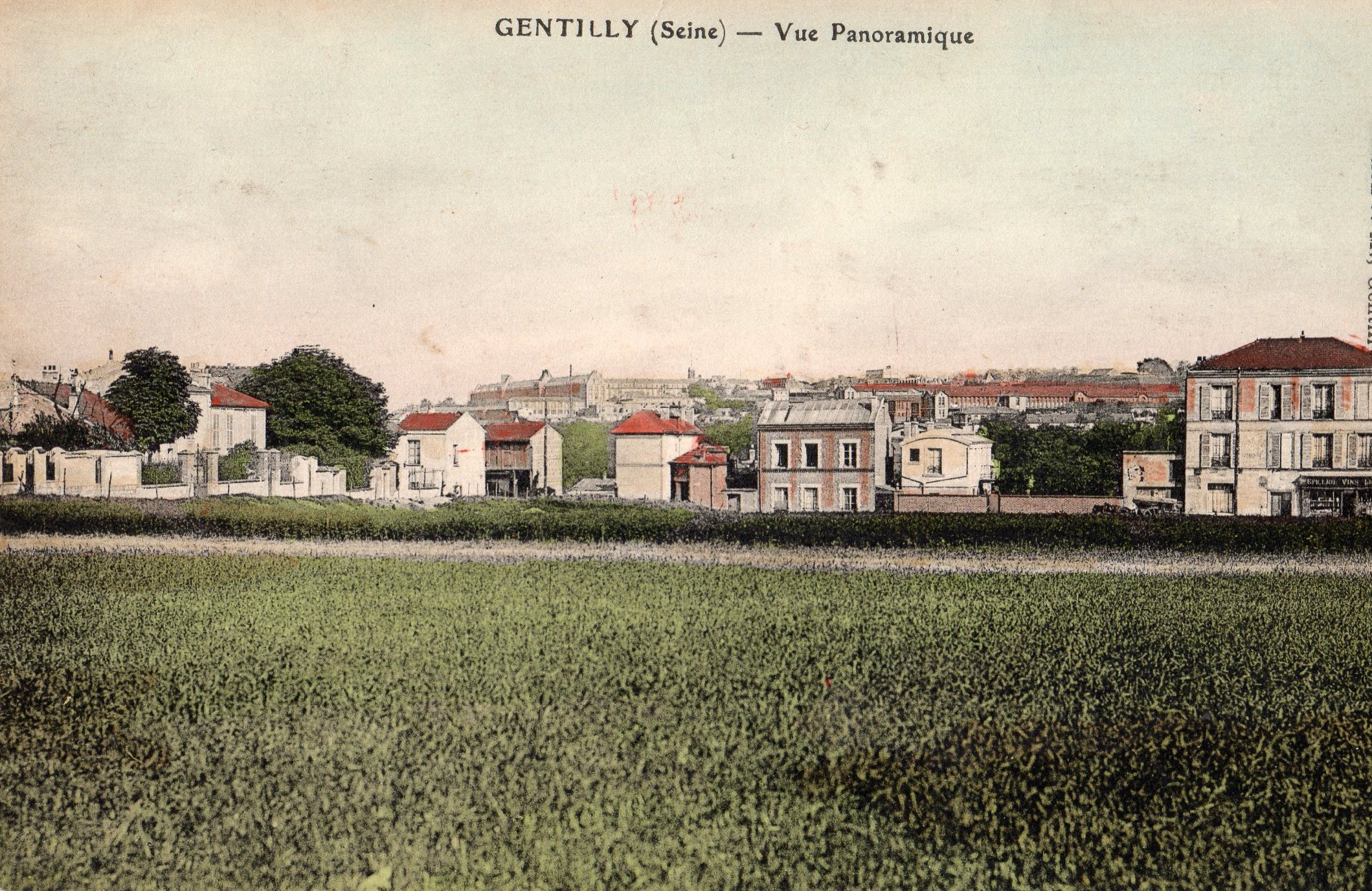 Vers 1900 L'ilot vert