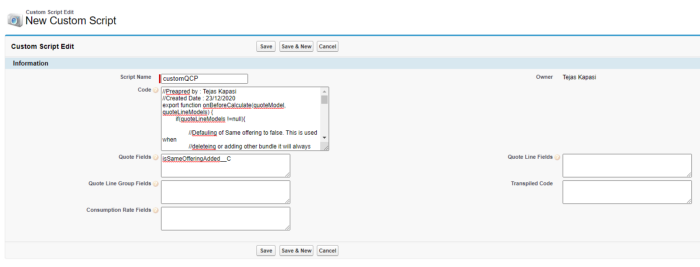 Record creation in Custom Script