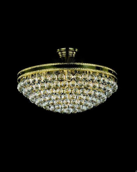 Leila-3 – adorned with 30% lead crystal balls that sparkle intensely, reflecting light into a stunning spectrum of colours.