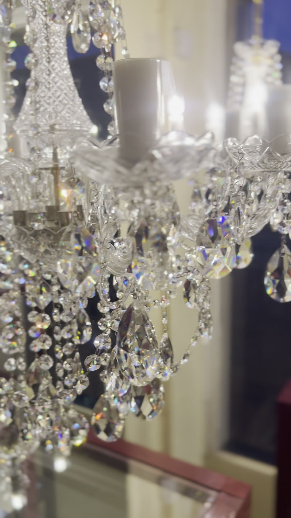 Thumbnail: Jessica-6, a beautiful crystal chandelier with 30% PbO bohemian crystal. Video,