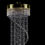 Thumbnail: Chaos Spiral modern bohemian crystal chandelier: Stunning centerpiece adorned with 30% lead crystals & radiant crystal balls.