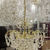 KV2, a beautiful best-selling small chandelier crafted from 30% PbO Bohemian crystal, for low or standard-height ceilings.