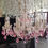 Thumbnail: Farrah-8-1001, a 30% PbO Bohemian coloured crystal chandelier. Nickel finish with pink oval lead crystals. Video