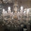 Thumbnail: Katherine 10 arm lead crystal chandelier. Oval crystals and delicate chains create a stunning sparkle under the light.