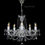 Thumbnail: Radka-5 is a small 5 arm traditional bohemian lead crystal chandelier, for small rooms & standard-height ceilings.