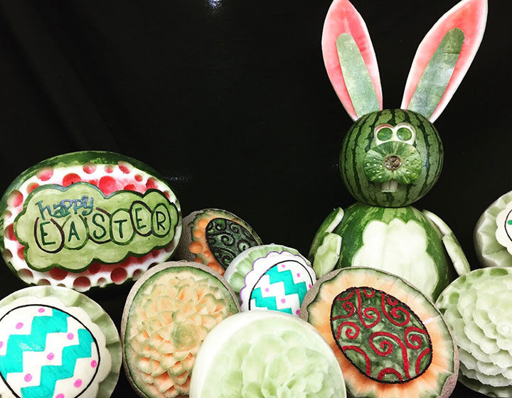 Fruit sculpture