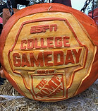 Pumpkin Carving for ESPN College Gameday