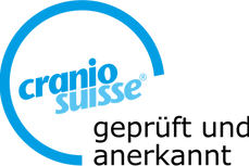 Logo von CranioSuisse. Heisst dass Cornelia Carlen bei  CranioSwiss dabei ist.