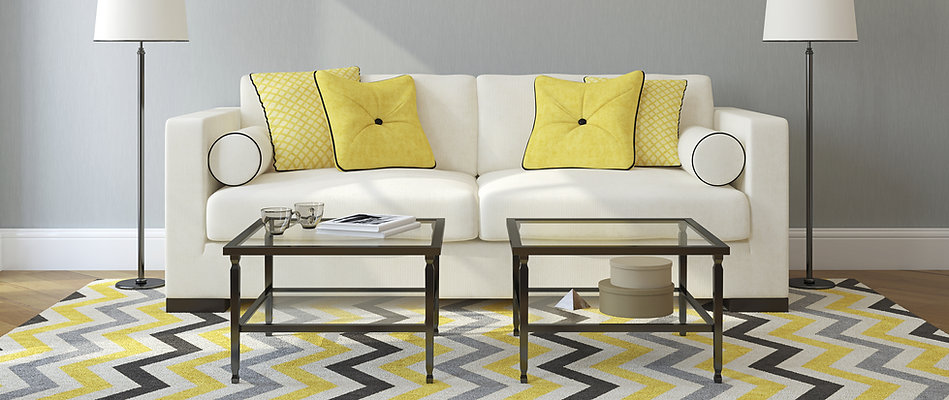 Couch With Pillows