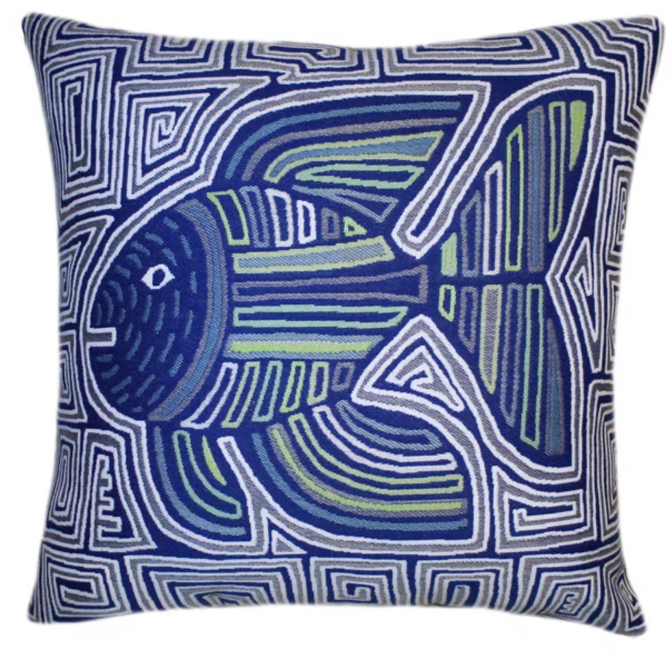 Go Fish Cobalt Throw