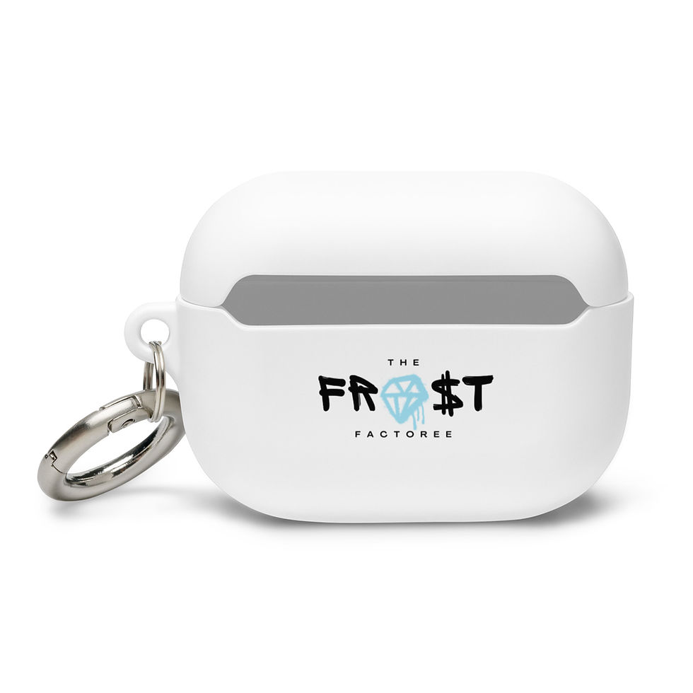 Thumbnail: Black Ice Frost Factoree White Rubber Case for AirPods®